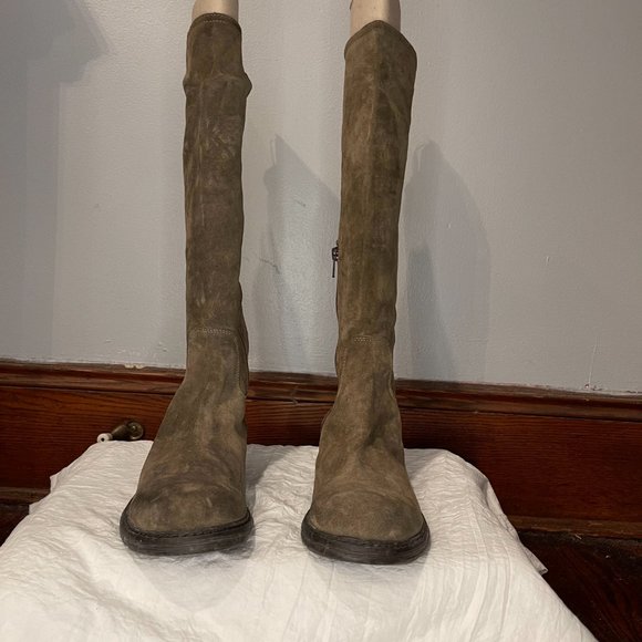 Suede tall boots - Picture 3 of 6